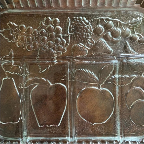Vintage Indiana Glass Relish Tray - Picture 3 of 3
